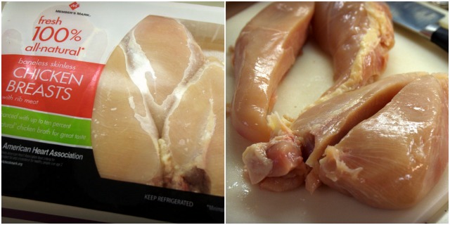Chicken breasts for bacon wrapped BBQ chicken