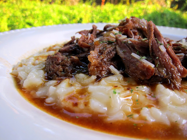 Italian Pot Roast and Parmesan Risotto