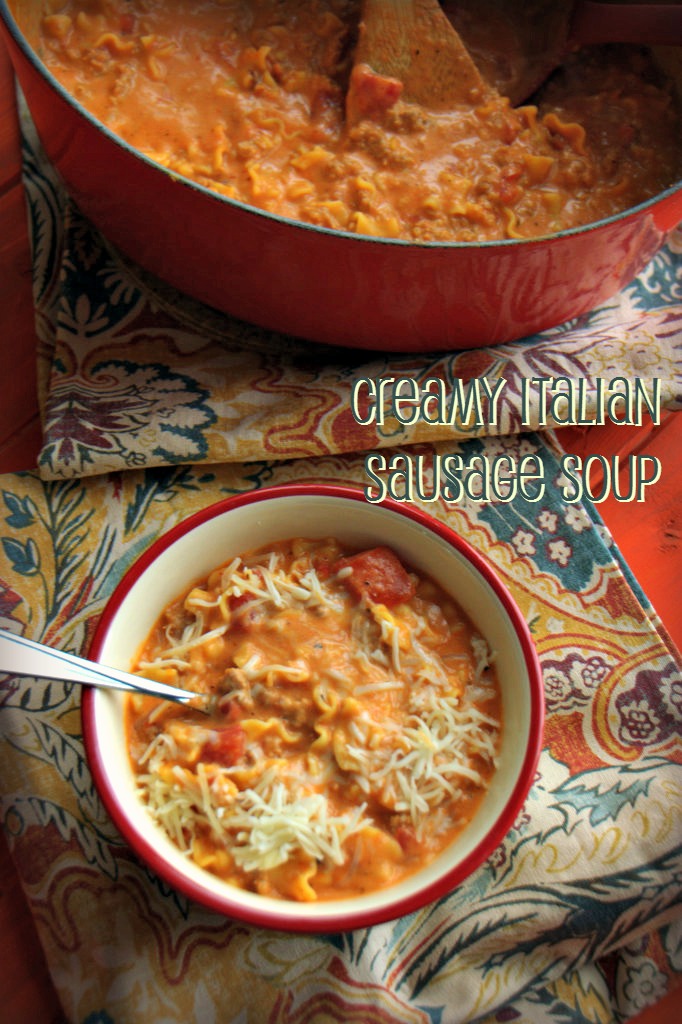 Creamy Italian Sausage Soup - Beyer Beware Creamy Italian Sausage Soup - Beyer Beware