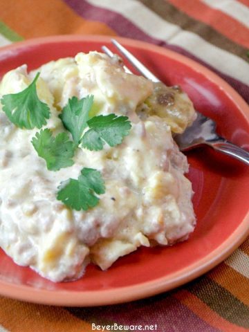 Crock Pot Scrambled Eggs Casserole is a great recipe for scrambled in the crock pot that comes out fluffy and creamy.