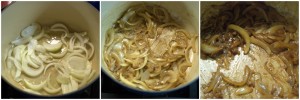 Caramelizing onions is an easy three step process.
