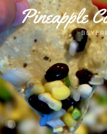 The sweet and savory flavors of this pineapple corn salsa recipe gives is nothing short of addicting.