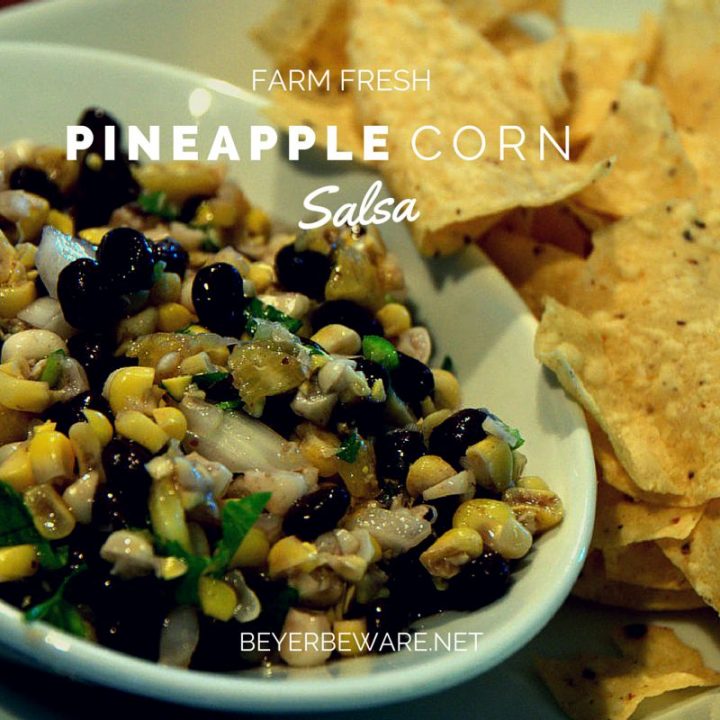 The sweet and savory flavors of this pineapple corn salsa recipe gives is nothing short of addicting.