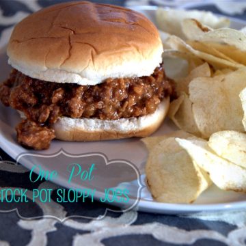 Make this entire recipe of crock pot sloppy joe without dirtying another pan or pot. Simple. Delicious.