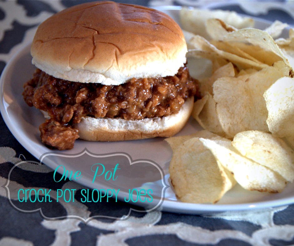 Make this entire recipe of crock pot sloppy joe without dirtying another pan or pot. Simple. Delicious.
