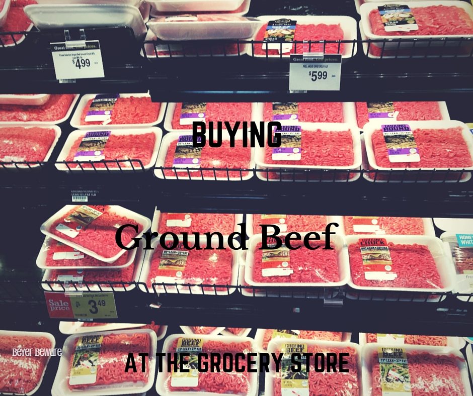 Buying ground beef at the grocery store can be so challenging.