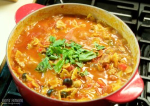 This 20-minute skillet pizza casserole is full of flavor, packed with veggies and will be a family favorite.