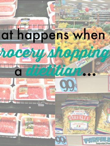 What happens when you go grocery shopping with a dietitian.