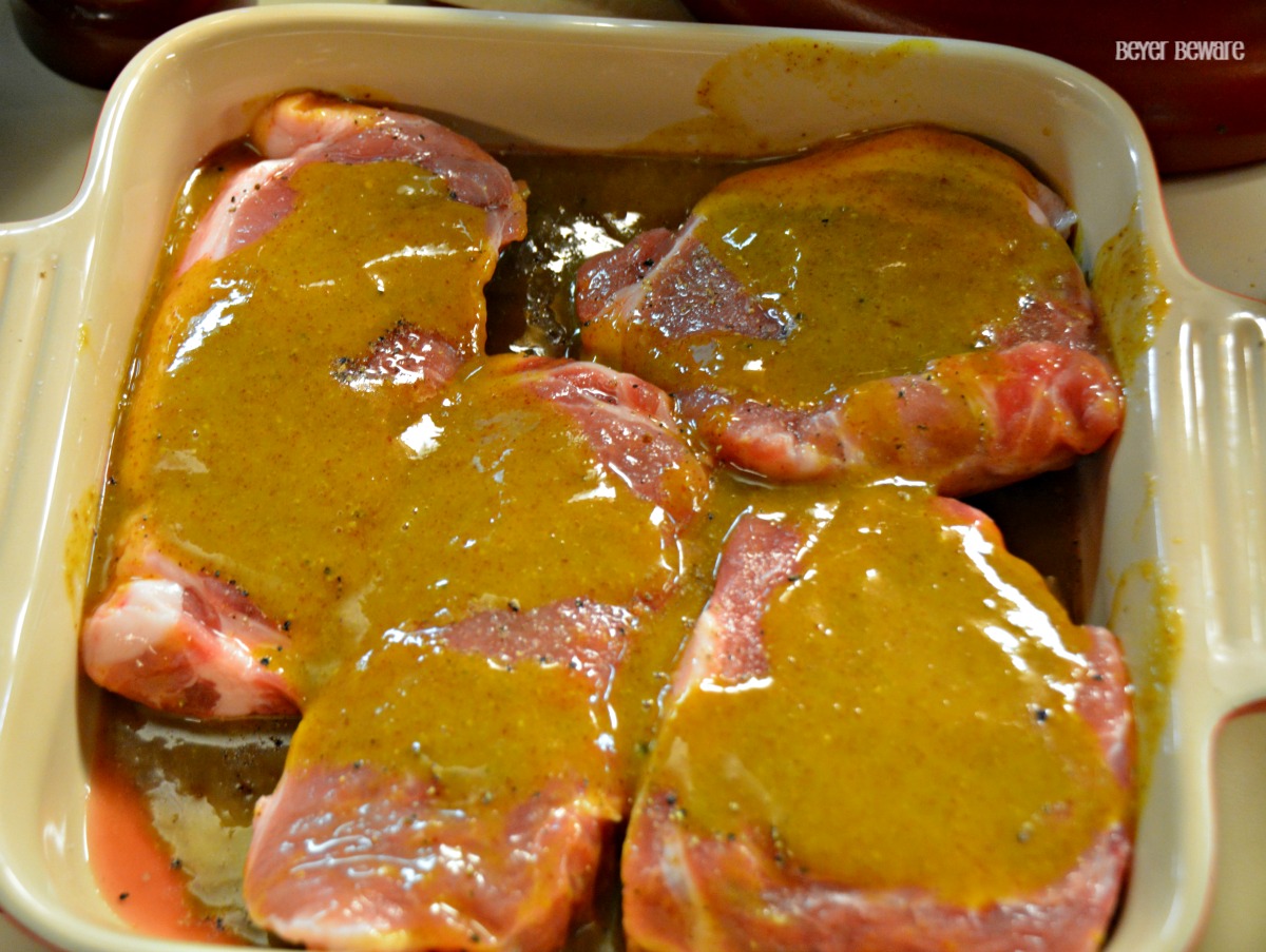 Easy Honey Mustard Pork Chops are a quick and easy recipe that can be grilled or baked.