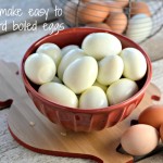 How to make easy to peel hard boiled eggs