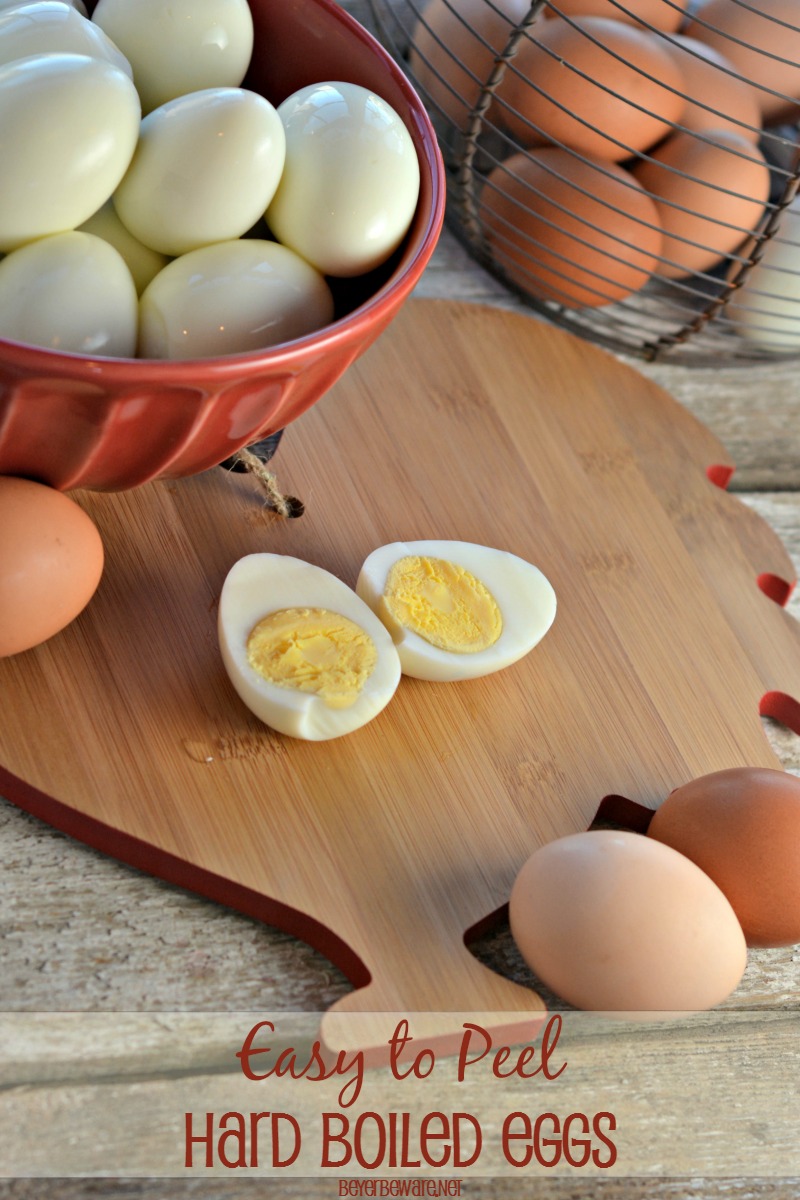 How to make easy to peel hard boiled eggs Beyer Beware