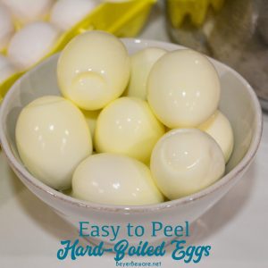 How to make easy to peel hard-boiled eggs? There are a lot of tricks to easy to peel eggs. Here is the full-proof secret for easy to peel eggs with no green yolks too.