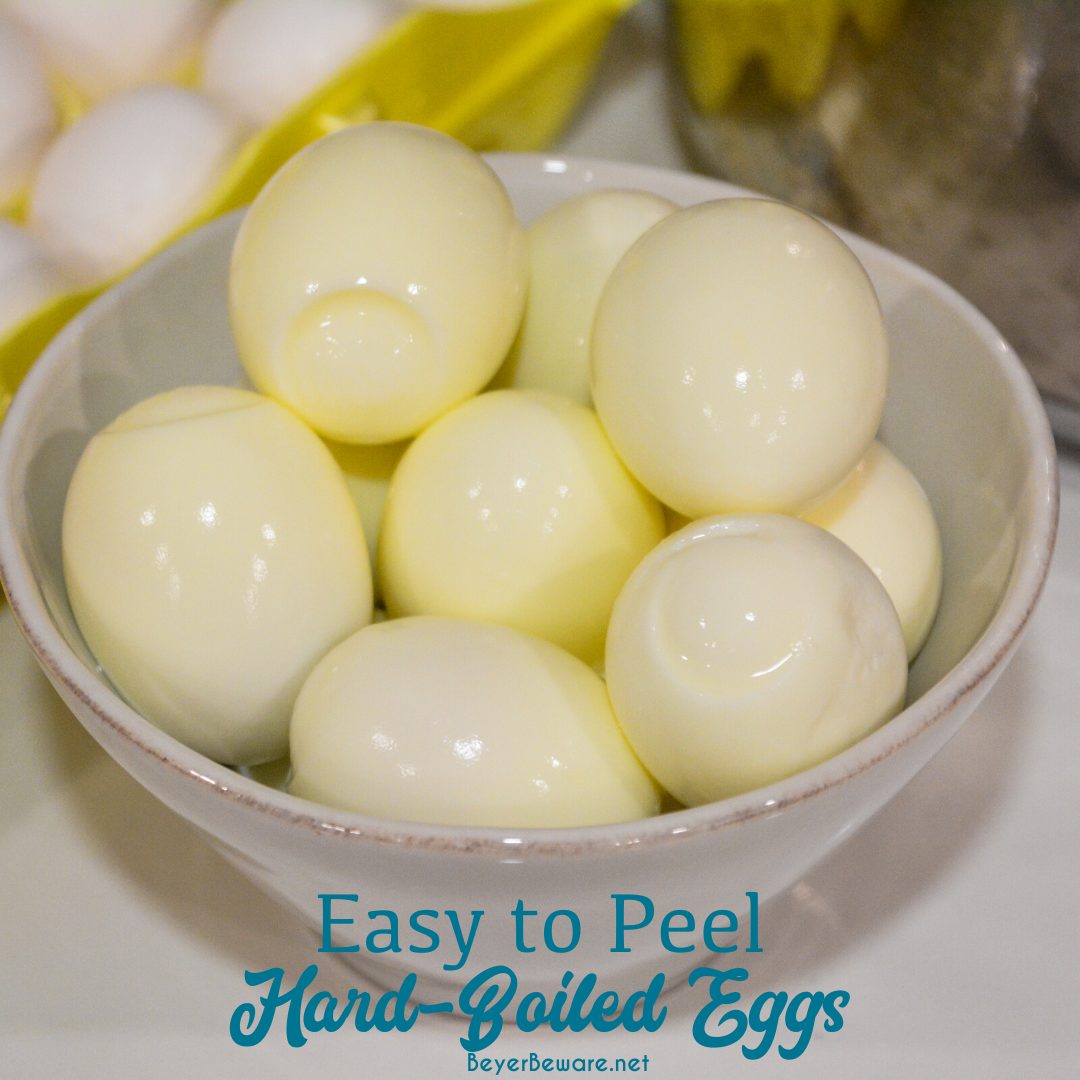 How to make easy to peel hard-boiled eggs? There are a lot of tricks to easy to peel eggs. Here is the full-proof secret for easy to peel eggs with no green yolks too. 