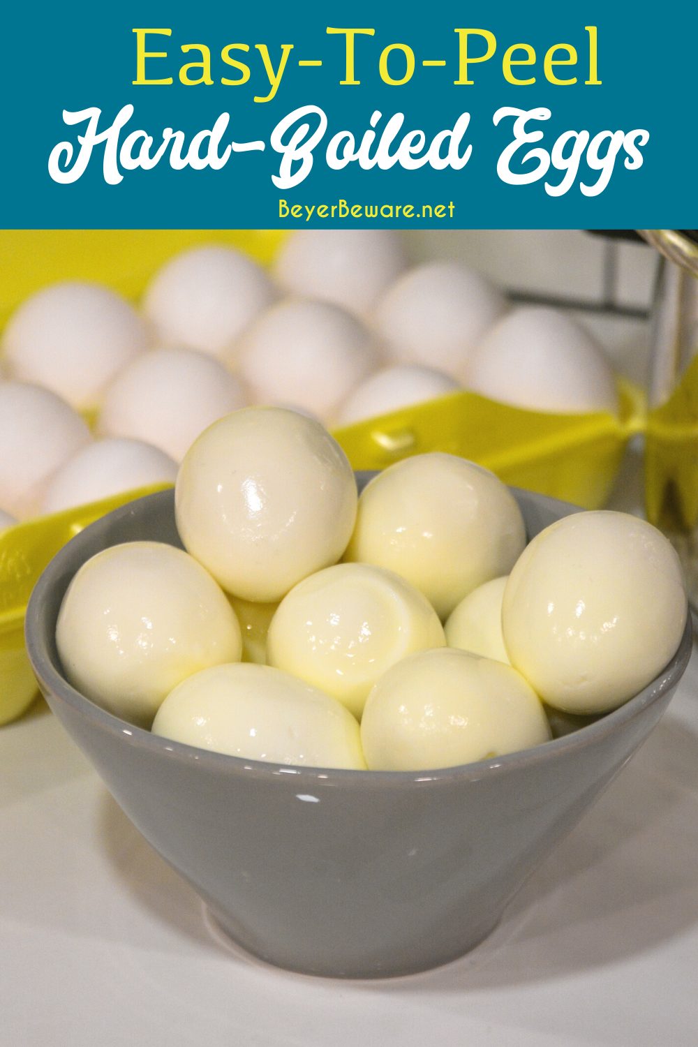 How to make easy to peel hard-boiled eggs? There are a lot of tricks to easy to peel eggs. Here is the full-proof secret for easy to peel eggs with no green yolks too.