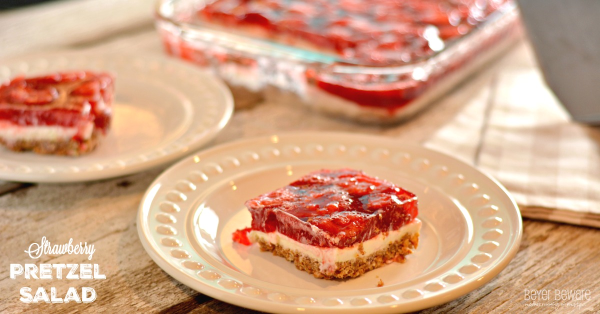Whether it is a salad or a dessert, this strawberry pretzel salad recipe is always a hit.