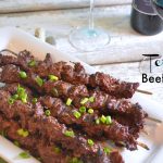 Teriyaki Beef Skewers recipe is simple to make and can use any cut of steak including cube steak.