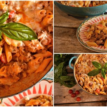 Creamy Tomato and Sausage Penne Pasta is a quick weeknight meal recipe.