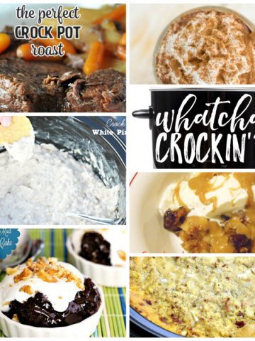 This week's Whatcha Crockin' crock pot recipes include Crock Pot Chicken and Dressing, Slow Cooked Mississippi Mud Pudding, The Perfect Crock Pot Roast, Crock Pot Apple Crisp, Crock Pot White Pizza Dip and more!