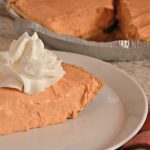This Pumpkin Chiffon Pie recipe is the silky, creamy version of the traditional pumpkin pie. Made with real pumpkin and pudding, no baking required either.