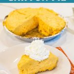 This Pumpkin Chiffon Pie recipe is the silky, creamy version of the traditional pumpkin pie. Made with real pumpkin and pudding, it is a great no-bake pumpkin pie.