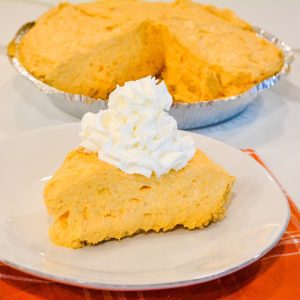 No Bake Pumpkin Chiffon Pie recipe is the silky, creamy version of the traditional pumpkin pie your kids will love and adults will secretly prefer. Made with real pumpkin and pudding, it is a great no-bake pumpkin pie.