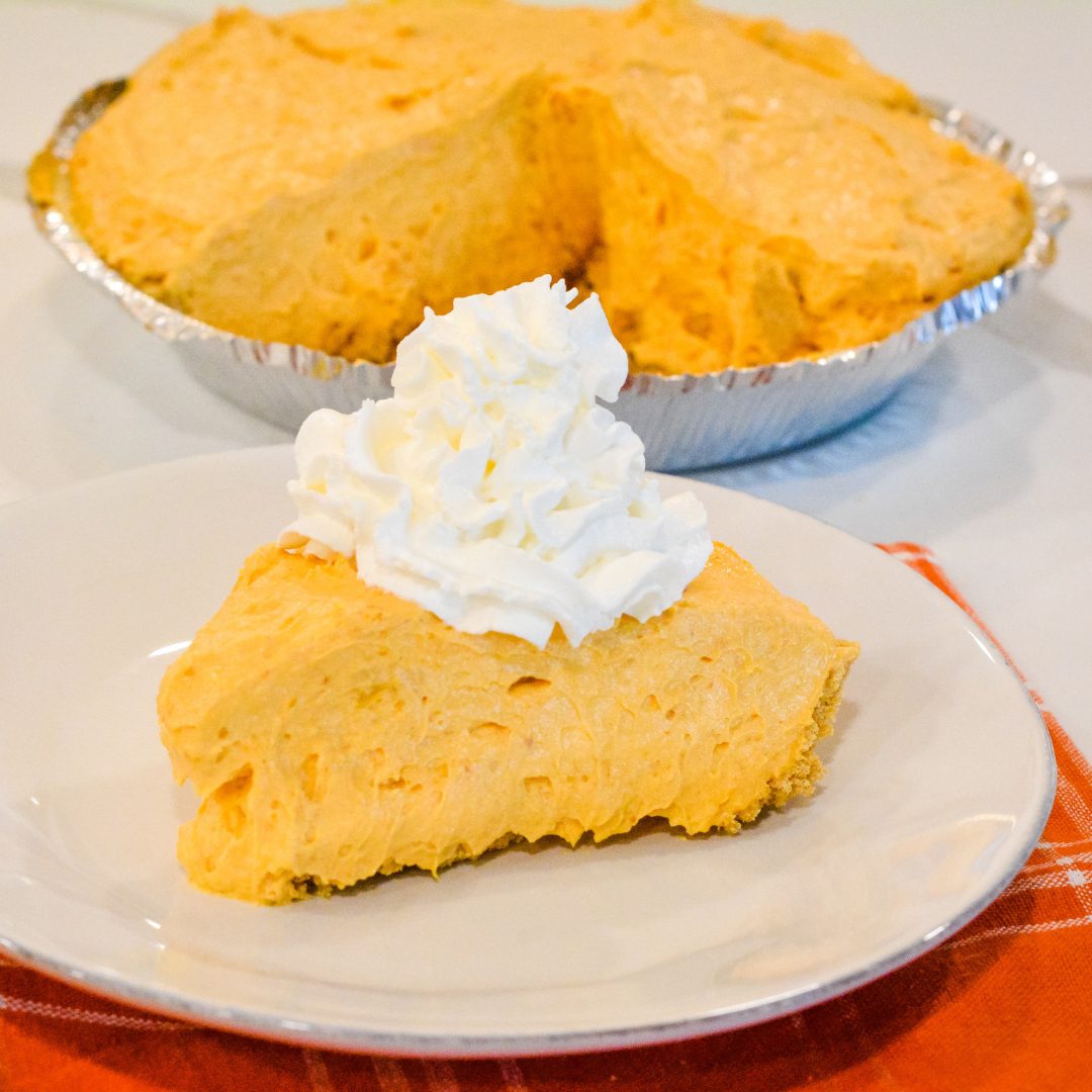 Pumpkin Chiffon Pie - No Bake Pumpkin Pie