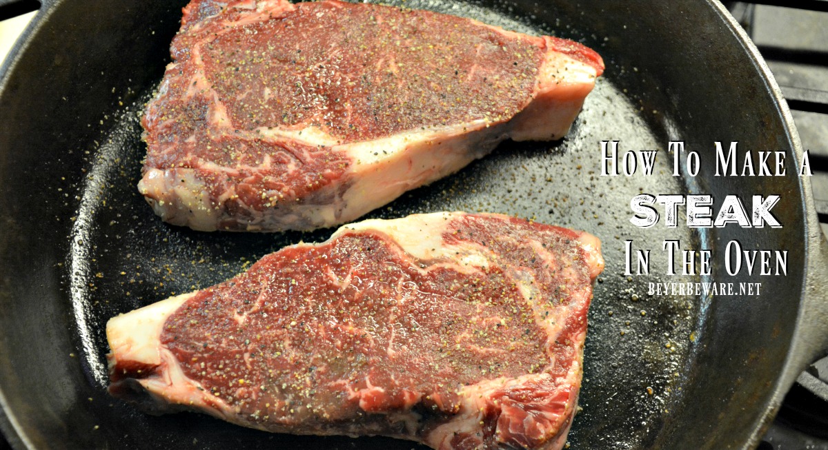 Steaks don't have to be just made on the grill. Juicy steaks can be made inside too. See how to make a steak on the stove and in the oven.
