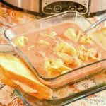 Crock pot sausage tortellini soup is a creamy tomato soup made with cheese tortellini and Italian sausage in two to three hours in the crockpot for a hearty and filling soup recipe.