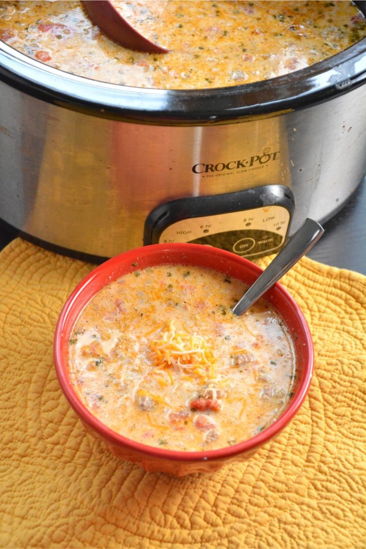 Slow Cooker Taco Soup Recipe - Home. Made. Interest.