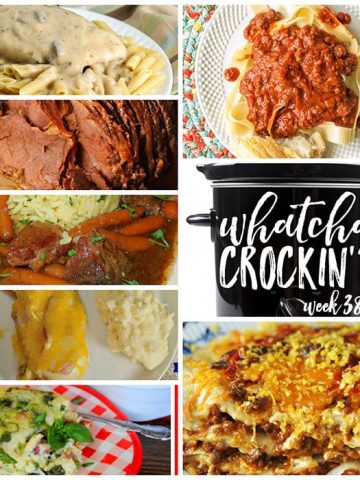 This week's Whatcha Crockin' crock pot recipes include Crock Pot Spaghetti Sauce, Crock Pot Taco Lasagna, Crock Pot Creamy Herbed Chicken, Crock Pot Bacon Ranch Chicken, Crock Pot Brunch Frittata, Slow Cooker Cinnamon Honey Ham, Slow Cooked Beef Stew and much more!