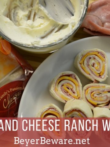 Ham and cheese ranch wraps are staples in our house in the summer. The simple recipe can be made quickly and travels well to where ever the family is going.