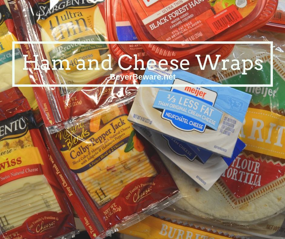 Ham and cheese ranch wraps are staple in our house in the summer. The simple recipe can be made quickly and travels well to where ever the family is heading.
