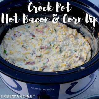 This crock pot hot bacon and corn dip recipe is a new family favorite dip as it has ooey-gooey cheesiness with a hint of heat with jalapenos.