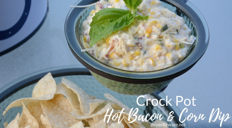 This crock pot hot bacon and corn dip recipe is a new family favorite dip as it is ooey-gooey cheesiness with a hint of heat with jalapenos keeps everyone coming back for just one more dip.