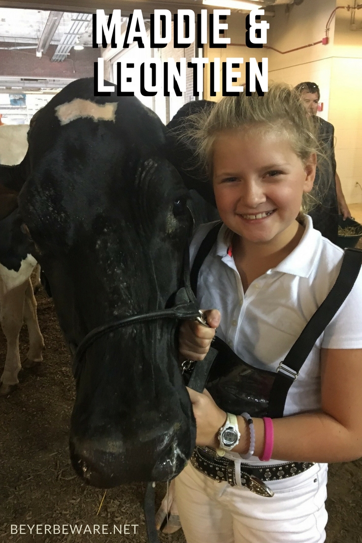 Maddie and Leontien at the Indiana State Fair