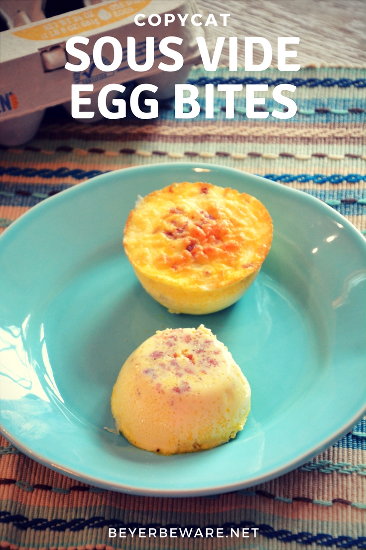 These copycat sous vide egg bites recipe have a velvety smooth texture for an on-the-go low-carb, high-protein breakfast.