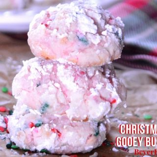 These Christmas cake mix gooey butter cookies are quickly becoming our favorite Christmas cake mix cookies recipe. They are light and delicate yet sweet and satisfying.