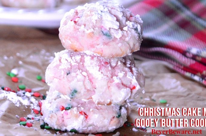 These Christmas cake mix gooey butter cookies are quickly becoming our favorite Christmas cake mix cookies recipe. They are light and delicate yet sweet and satisfying.