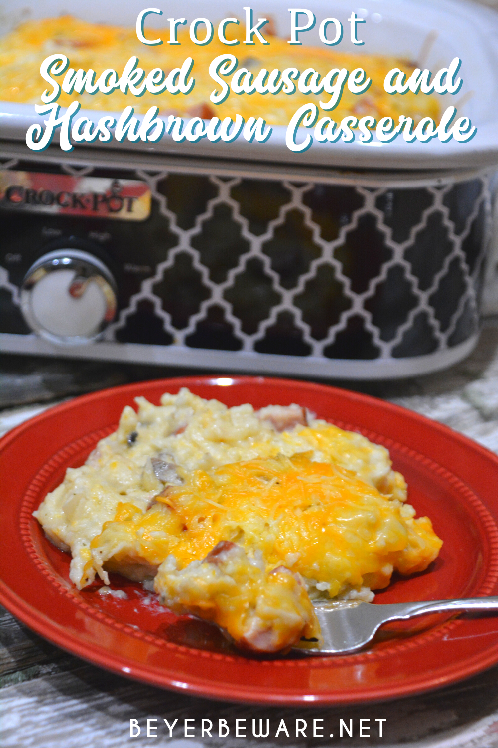 Crockpot Breakfast Casserole Recipe with Hashbrowns