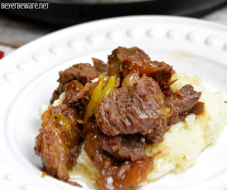 This Instant Pot butter beef recipe is full of flavor, tender to eat and perfect as a sandwich or over mashed potatoes. For those of you trying to eat keto or low-carb this is also a perfect recipe for your diet plan. #Keto #InstantPot #Butter