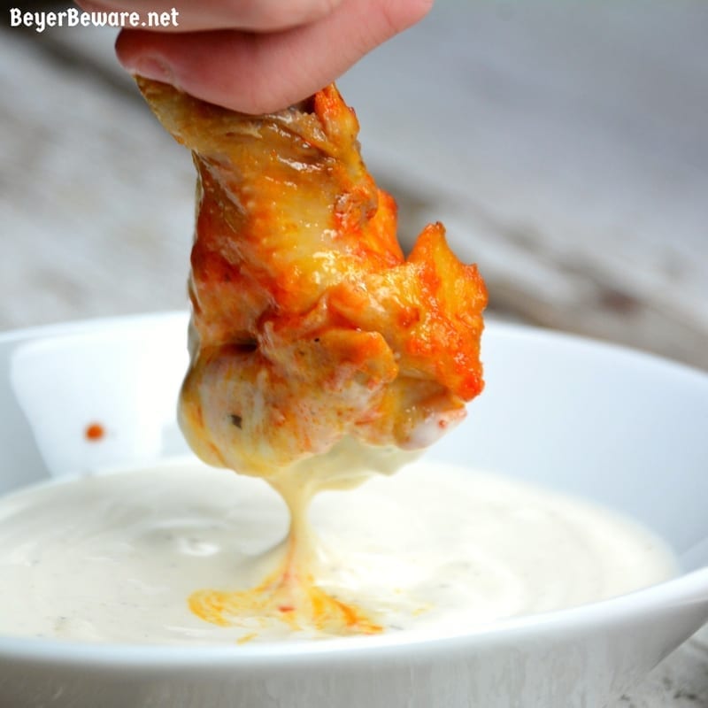 These Instant Pot Buffalo wings were quick to make chicken buffalo wings yet resulted in fall of the bone tenderness all while being drenched in an easy butter and Franks hot sauce buffalo sauce.