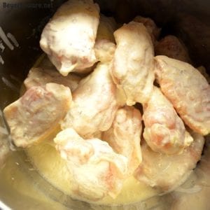 These Instant Pot Buffalo wings were quick to make chicken buffalo wings yet resulted in fall of the bone tenderness all while being drenched in an easy butter and Franks hot sauce buffalo sauce.