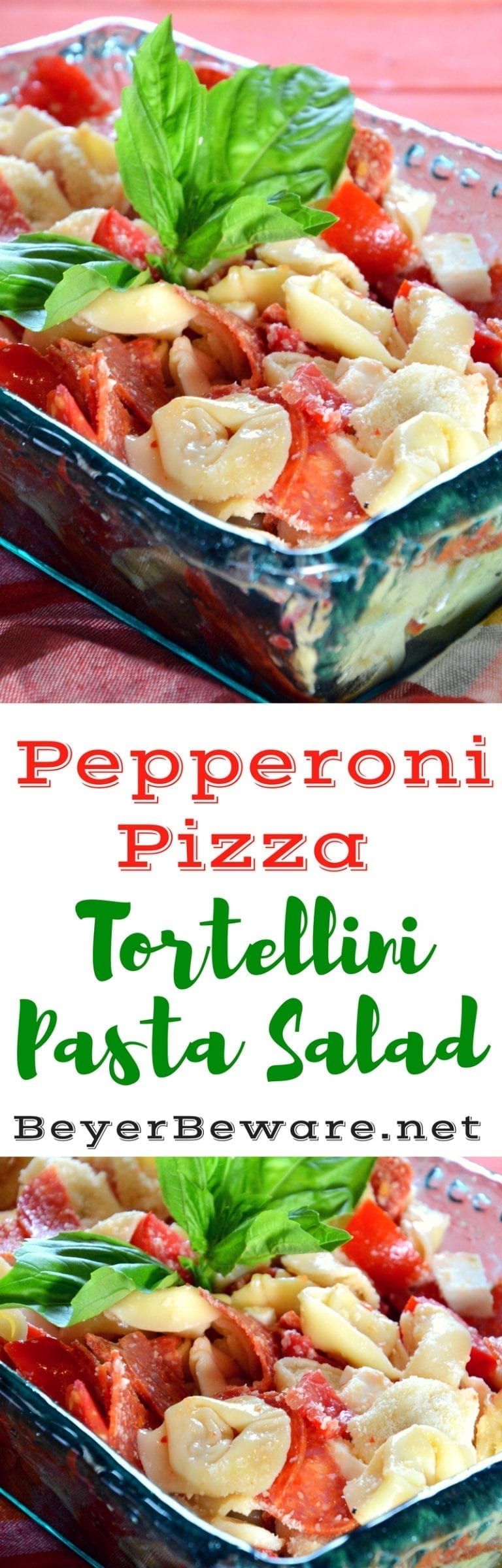 Before serving, add parmesan cheese and additional dressing if the salad seems dry.