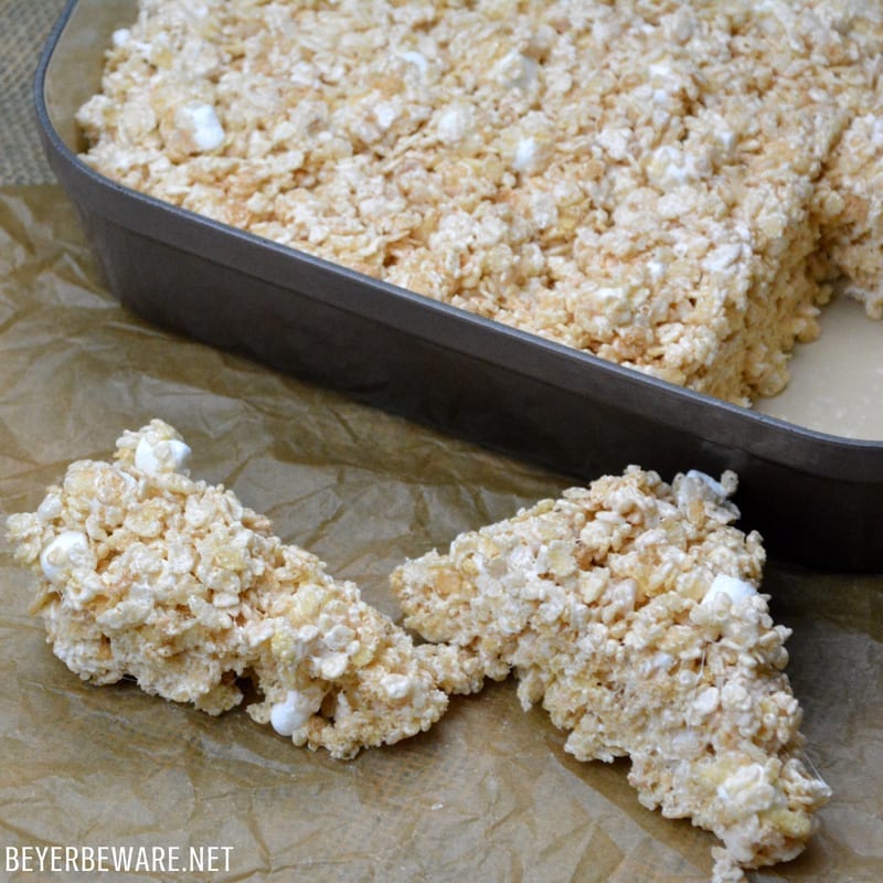 Marshmallow Creme Rice Crispy Treats Beyer Beware