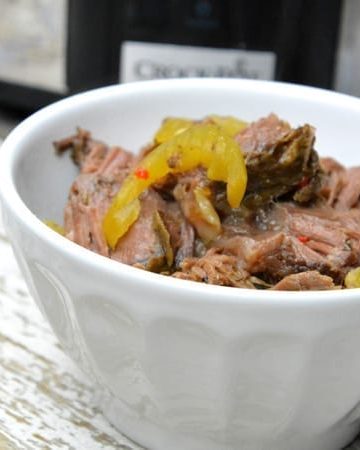 Keto crock pot butter beef roast recipe is a simple butter, ranch and Italian seasonings and banana pepper rings combined to make the low-carb beef roast.