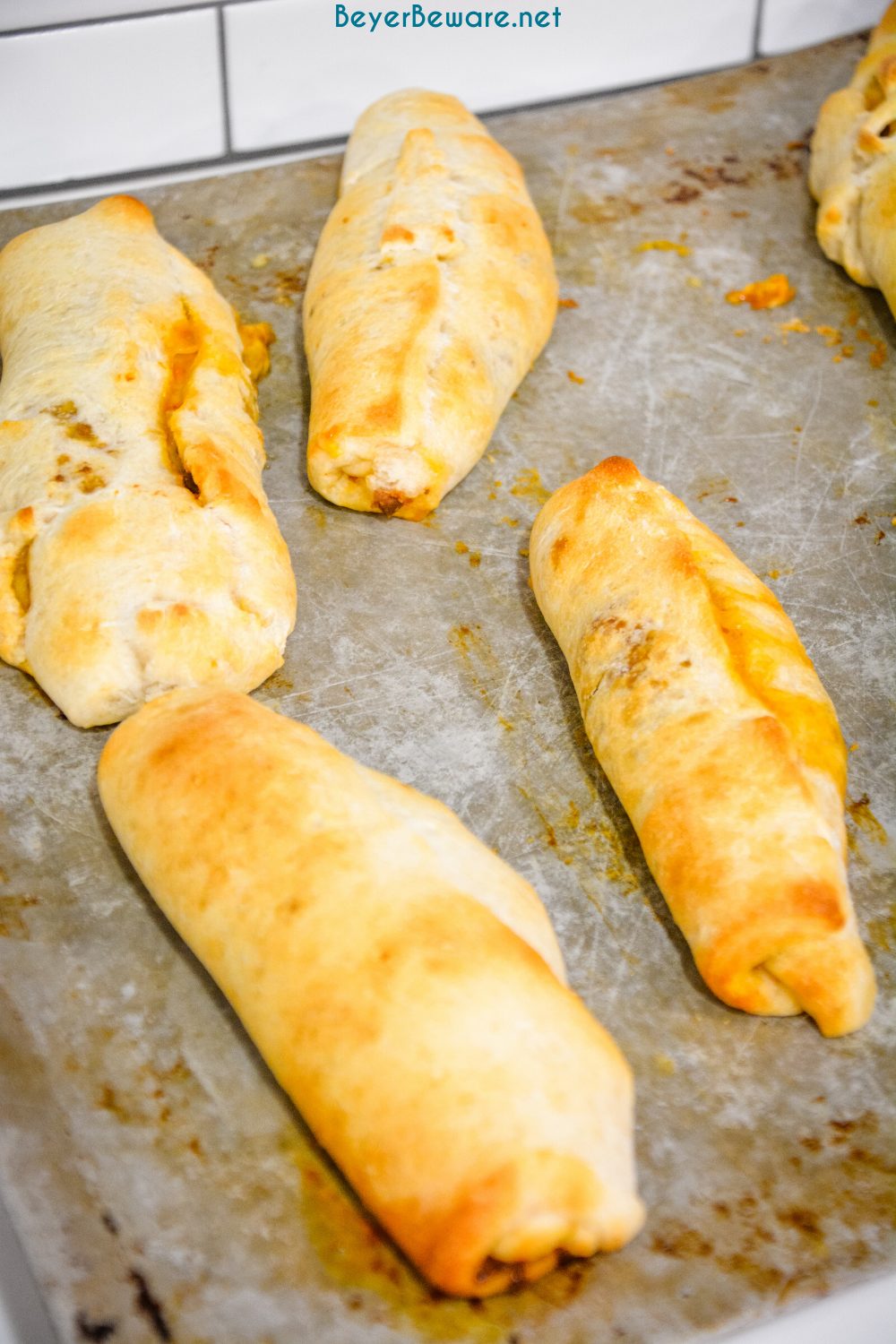 Sloppy joe sticks are like sloppy joe burritos by taking sloppy joes and cheese sticks and wrapping them in pizza dough then baking for 10 minutes for an easy dinner recipe.