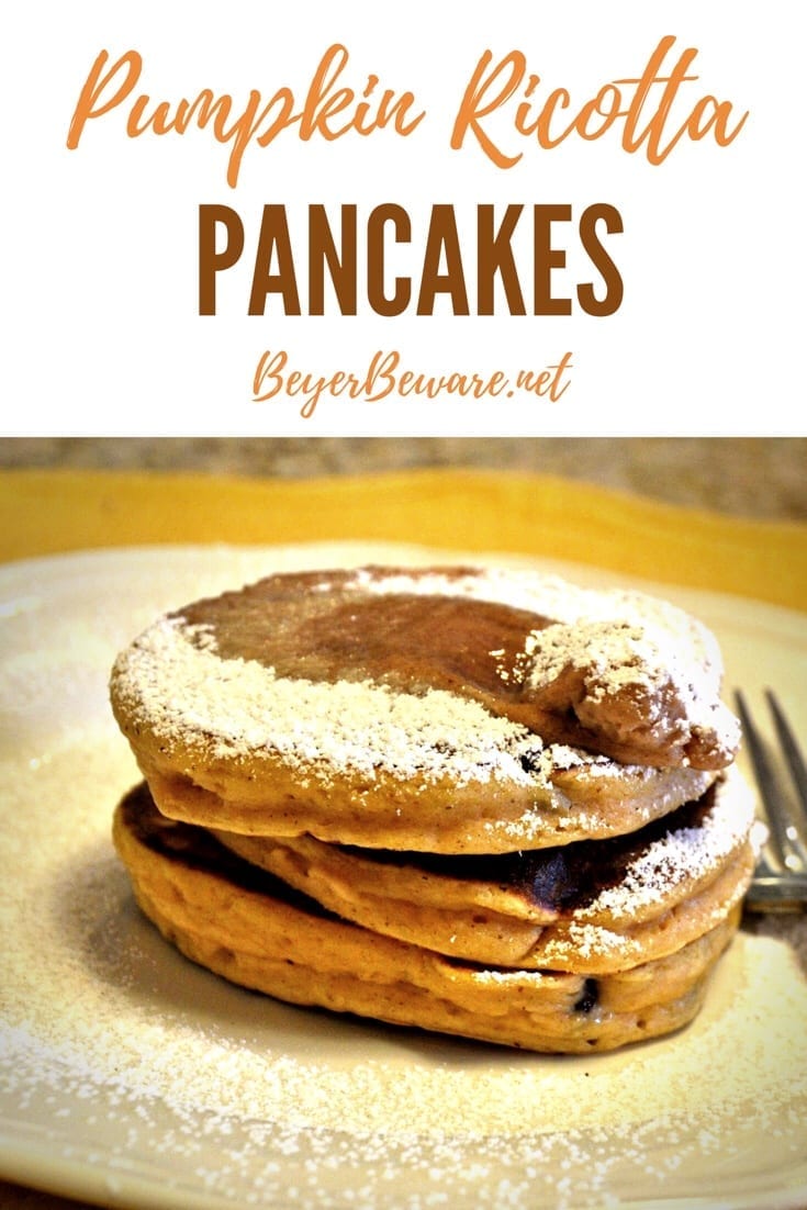 Pumpkin Ricotta Pancakes Recipe