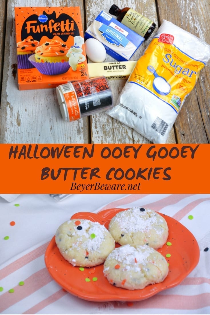 Cake Mix Halloween Cookies Halloween Ooey Gooey Butter Cookies