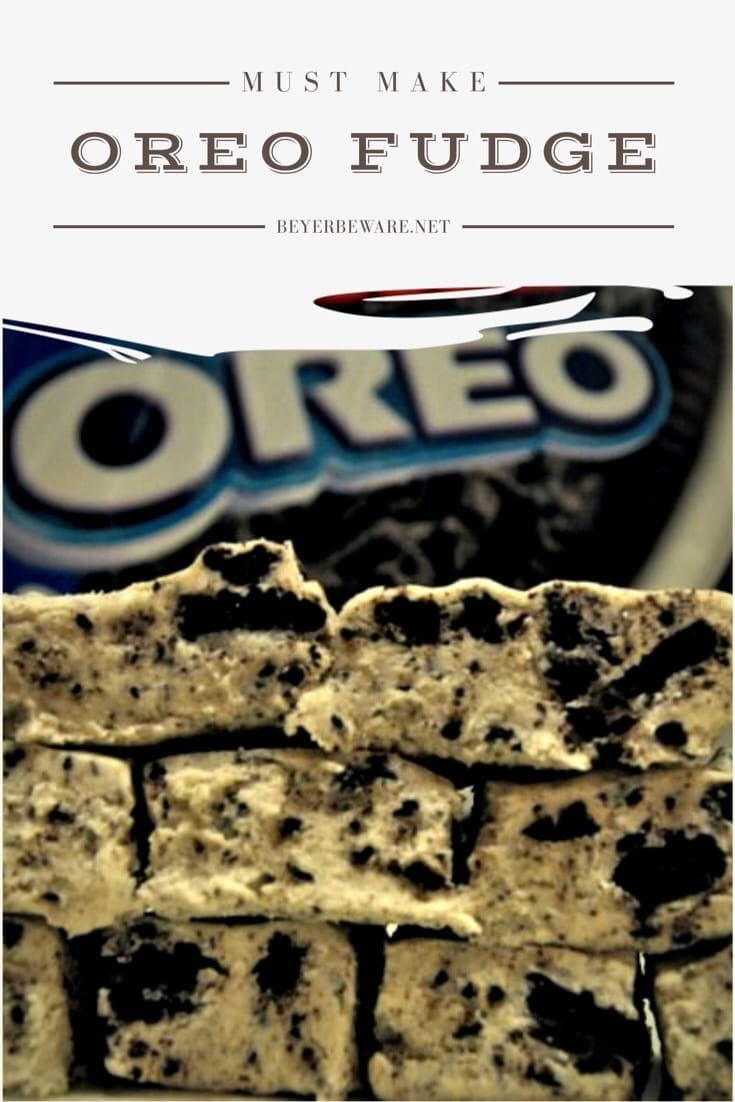 Cookies 'N Cream Fudge recipe is the soft and decadent oreo fudge recipe that is an easy fudge recipe and always a hit. #oreo #fudge