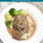 Instant Pot Coca-Cola Cubed Beef Steaks is a simple recipe made quickly with the dump of cubed steaks, a Coke, onion soup mix and cream of mushroom soup in the Instant Pot.